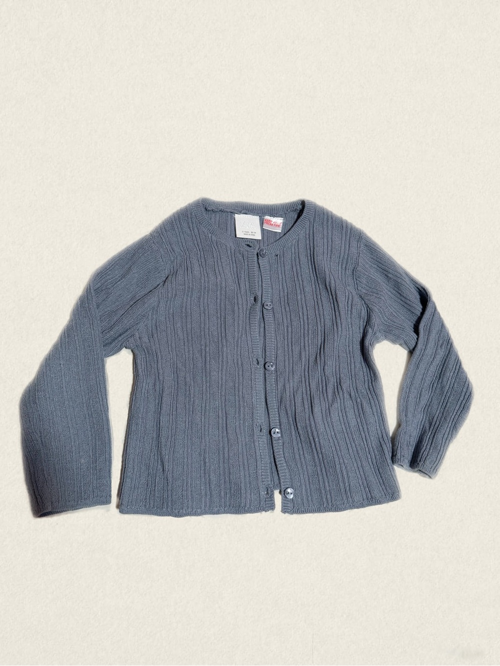 Zara Toddler Ribbed Button-Up Cardigan